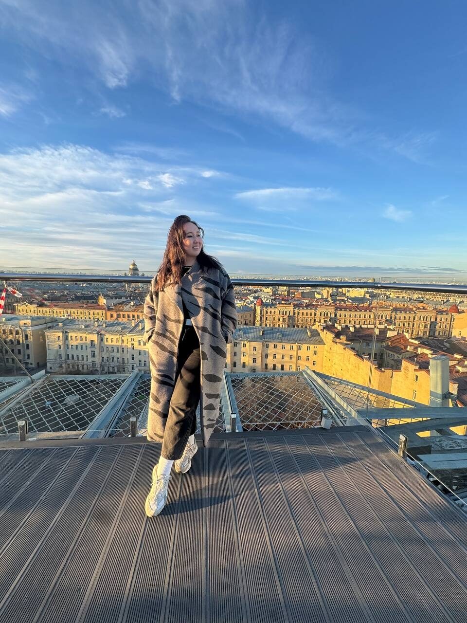 Лия на крыше